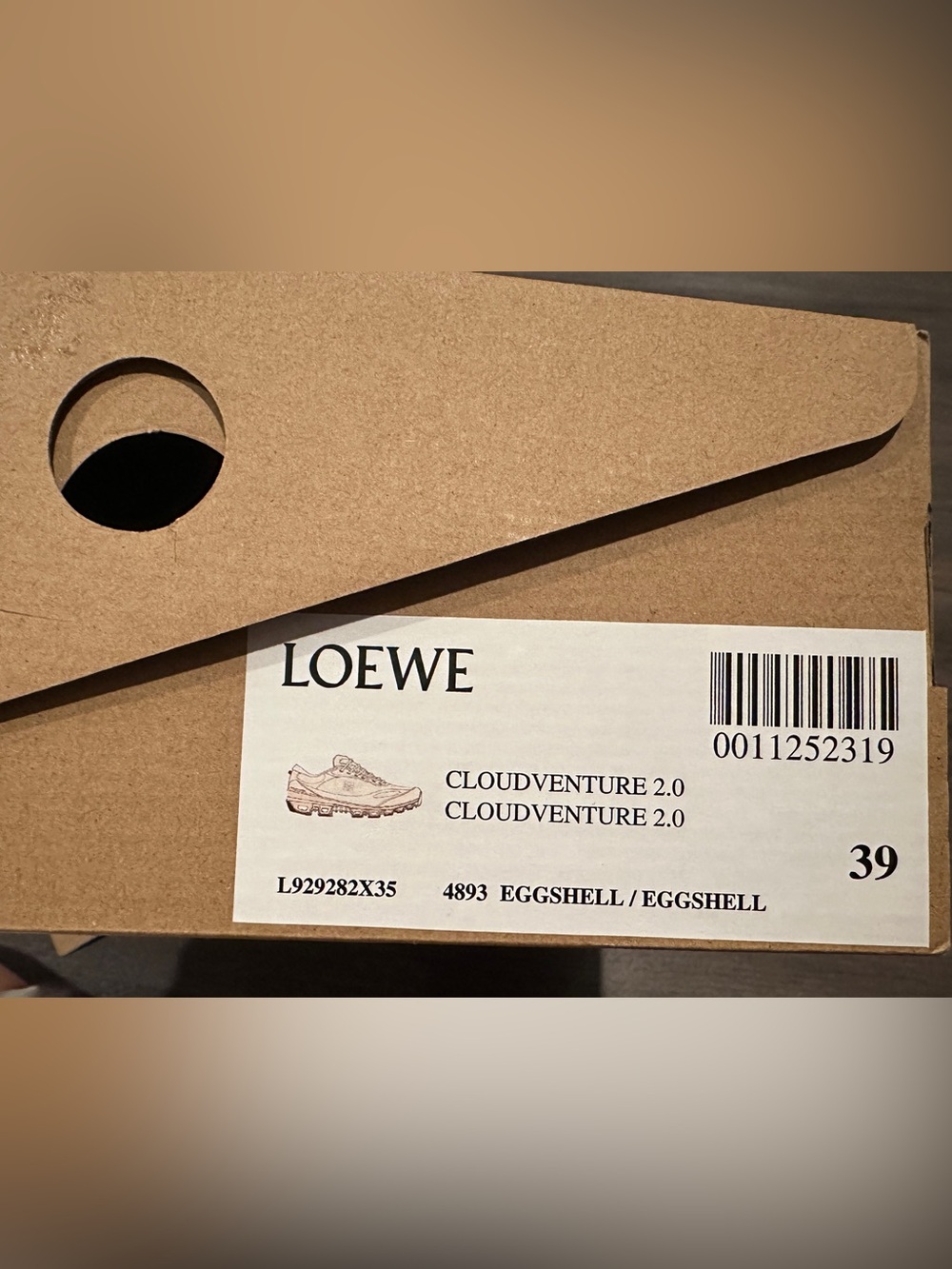 Loewe x On Cloudventure 2 Sneakers Eggshell - Picture 8 of 12